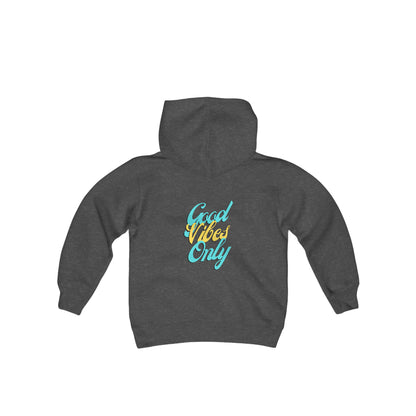 Maie Collection - Good Vibes Only Youth Heavy Blend Hooded Sweatshirt