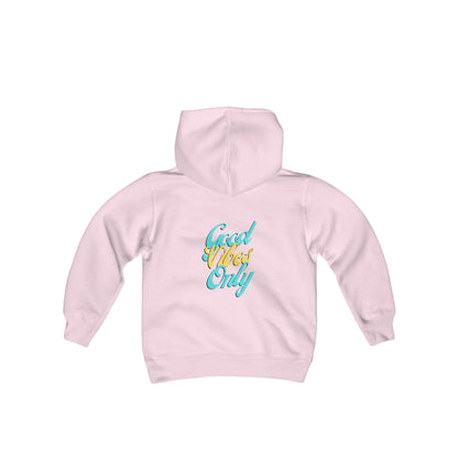 Maie Collection - Good Vibes Only Youth Heavy Blend Hooded Sweatshirt