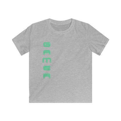 Mikk Collection - Gamer Green Kids Softstyle Tee