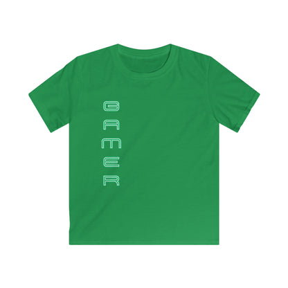 Mikk Collection - Gamer Green Kids Softstyle Tee