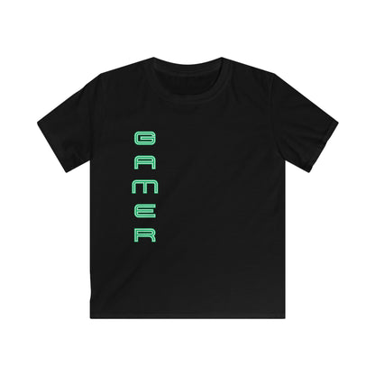 Mikk Collection - Gamer Green Kids Softstyle Tee