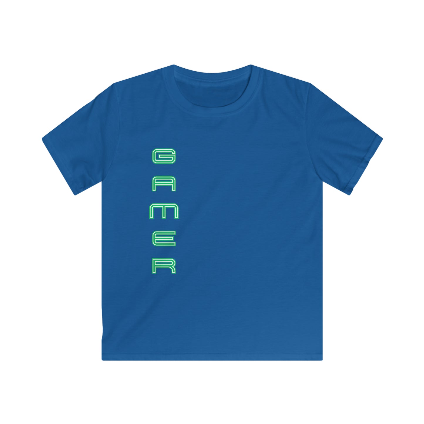 Mikk Collection - Gamer Green Kids Softstyle Tee