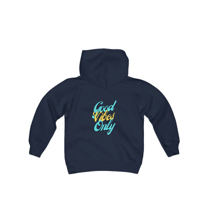 Maie Collection - Good Vibes Only Youth Heavy Blend Hooded Sweatshirt