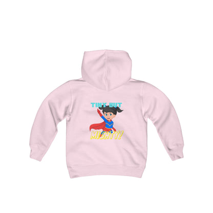 Maie Collection - Tiny But Mighty! Youth Heavy Blend Hooded Sweatshirt