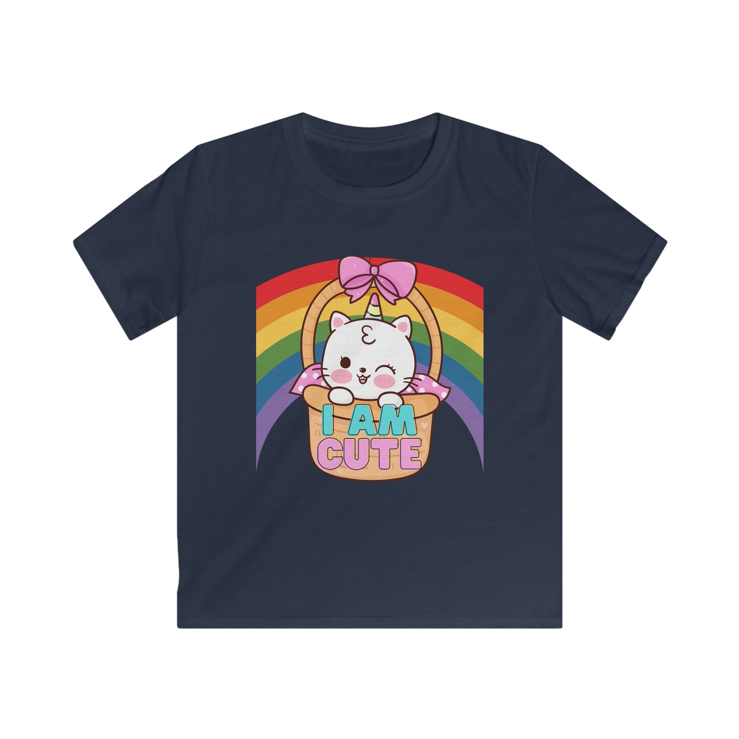 Maie Collection - I am Cute Kids Softstyle Tee