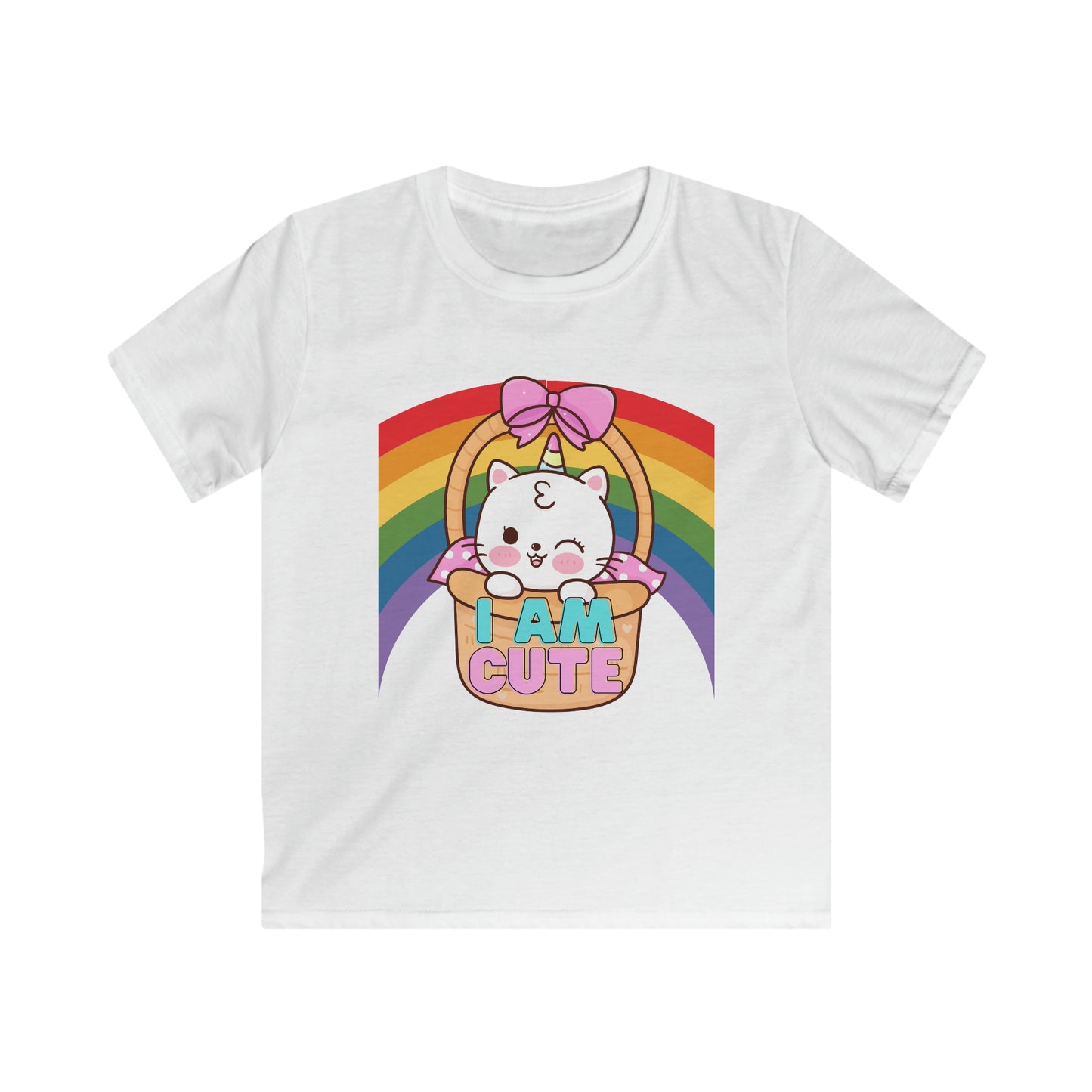 Maie Collection - I am Cute Kids Softstyle Tee